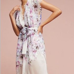 Lingerie silk robe from Anthropologie